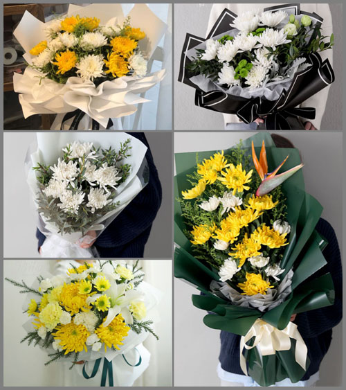广东汕头市澄海区莲上镇涂城村白事花束代送